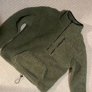 Green Teddy Pullover